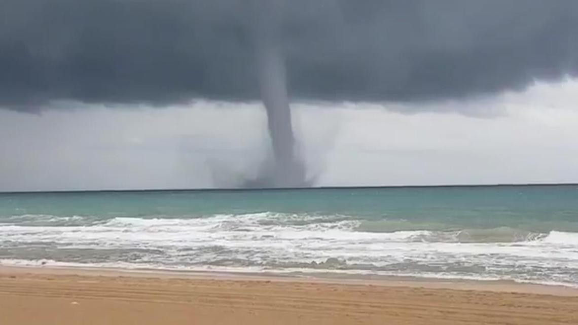 Qué es una tromba marina y por qué pasó por la Costa Atlántica |  Entrelíneas.info