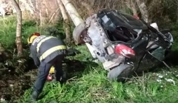 Imagen de Tragedia en la Ruta 88: un hombre murió tras chocar contra un poste de hormigón