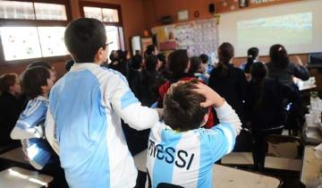 Imagen de La Provincia: qué pasará en las escuelas los días que juegue la Selección Argentina
