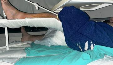 Imagen de “Se mira la pierna y se pone a llorar, no entiende por qué le pasó…”, contó la hermana del hombre baleado en Santa Teresita