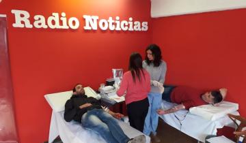 Imagen de Radio Noticias cumplió 7 años y organizó una campaña de colecta de sangre