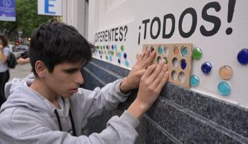 Imagen de Rosario tendrá el primer mural en Braille para visibilizar ese sistema de comunicación de los ciegos