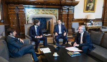 Imagen de Alberto Fernández se reunió con Axel Kicillof