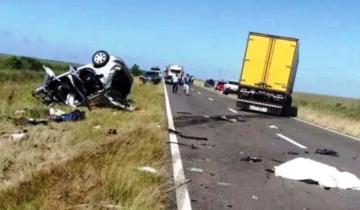 Imagen de Dos agentes de la Policía Bonaerense y sus tres hijos menores murieron en un accidente