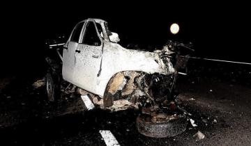 Imagen de Olavarría: dos muertos en impactante choque frontal sobre la Ruta 51