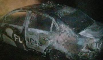 Imagen de Se incendió un patrullero en Dolores e investigan si fue intencional