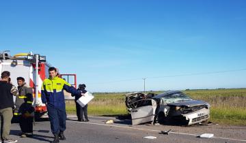 Imagen de Otra muerte en la Ruta 11: falleció un lavallense tras volcar con su auto