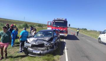 Imagen de Villa Gesell: tres heridos tras un accidente en Ruta 11