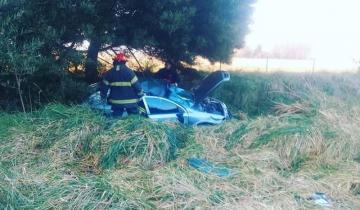 Imagen de Un policía de Dolores sufrió un fuerte accidente en la Ruta 41