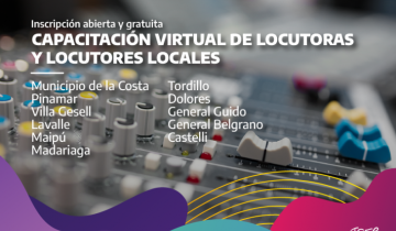 Imagen de Se lanzó un curso virtual gratuito de capacitación en locución para trabajadores de la región