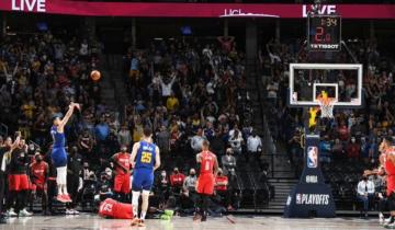 Imagen de Denver Nuggets, el equipo de Campazzo en la NBA, quedó a un paso de avanzar a las semifinales del Oeste