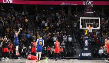 Imagen de Denver Nuggets, el equipo de Campazzo en la NBA, quedó a un paso de avanzar a las semifinales del Oeste