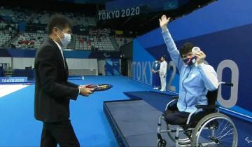 Imagen de Juegos Paralímpicos: histórica medalla de plata del marplatense De Andrade en natación