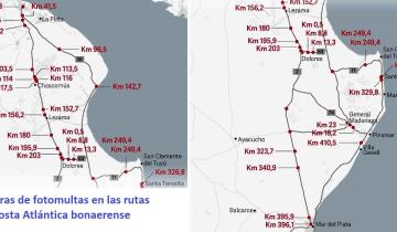 Imagen de Verano 2026: dónde están las cámaras de fotomultas en las rutas a la Costa Atlántica