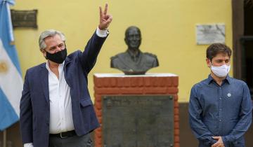 Imagen de 17 de octubre: el Presidente Alberto Fernández visitó la Isla Martín García