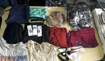 Imagen de Dolores: recuperaron  indumentaria robada de un local de ropa