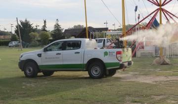 Imagen de Dolores: se realizaron tareas de fumigación contra moscas y mosquitos