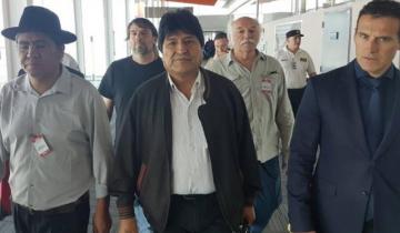 Imagen de Evo Morales llegó a la Argentina y se quedará como refugiado político