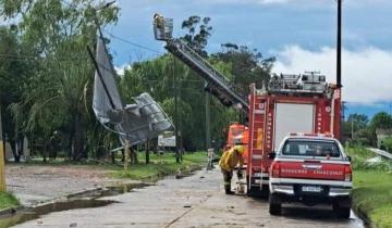 Imagen de La Región: el temporal provocó destrozos en Chascomús y General Belgrano