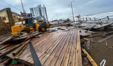 Imagen de Monte Hermoso: a raíz de los graves daños que produjo el temporal, declaran la Emergencia Urbana por 180 días