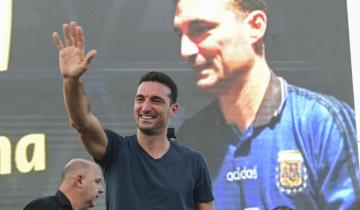 Imagen de Conmovedor homenaje a Lionel Scaloni en su Pujato natal