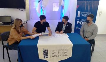 Imagen de Partido de La Costa: Cardozo renovó el convenio de becas con la Universidad Atlántida Argentina