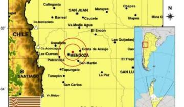 Imagen de Se registró un fuerte temblor en Mendoza