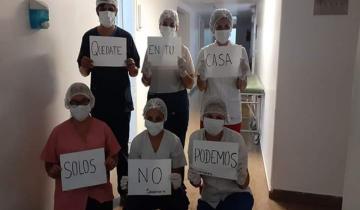 Imagen de Empleados del Sanatorio Dolores piden ayuda para enfrentar al coronavirus