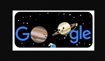 Imagen de Júpiter y Saturno en el doodle: de qué se trata la "Gran Conjunción"