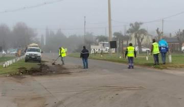 Imagen de Vialidad realiza mejoras en la Ruta 57 a la altura de Lezama