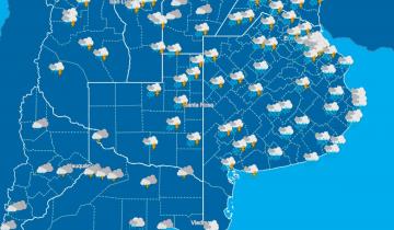 Imagen de Se renovó el alerta meteorológico por intensas lluvias y tormentas fuertes en la Provincia