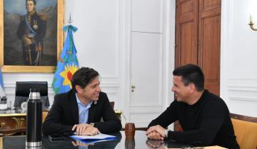 Imagen de Cristian Cardozo a solas con Axel Kicillof: sistema de salud regional, obras y más