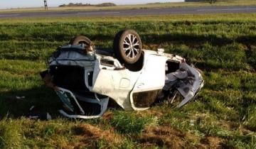 Imagen de Perdió el control y volcó en la Ruta 226: falleció casi en el acto