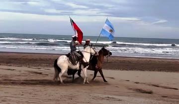 Imagen de Tres madariaguenses unieron el Océano Pacífico y el Atlántico a caballo