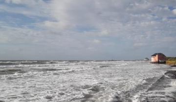 Imagen de Alerta por fuerte crecida del mar en la Costa Atlántica