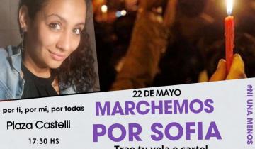 Imagen de Dolores: pericias claves y una marcha por el femicidio de Sofía Villalba