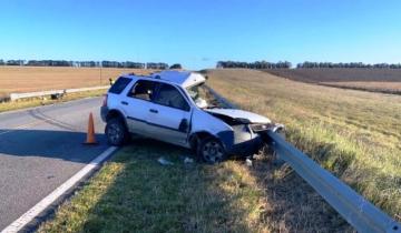 Imagen de Tandil: una persona murió y otra está grave tras un accidente en la Ruta Nacional 226