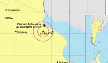 Imagen de Un sismo de 3,8° se sintió en Capital, el Conurbano y La Plata