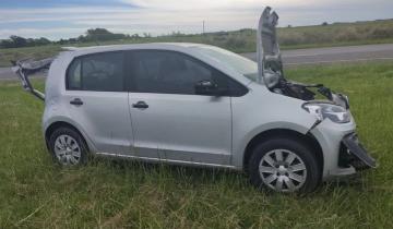 Imagen de Trágico accidente en Ruta 2: una mujer murió tras chocar contra el guardarraíl a la altura de General Guido