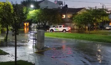 Imagen de Miramar: un fuerte temporal dejó calles anegadas y provocó caídas de árboles y postes en distintas zonas de la ciudad