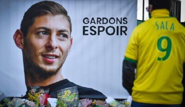 Imagen de El mundo del fútbol pide que continúe la búsqueda de Emiliano Sala