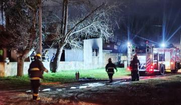 Imagen de Trágico incendio en Mar del Tuyú: un hombre de 62 años murió en su vivienda