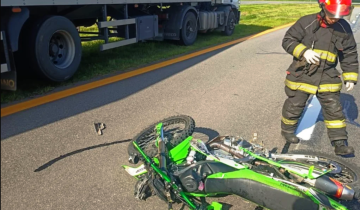 Imagen de Tragedia en la Ruta 226: murió un motociclista de 27 años al chocar contra un camión
