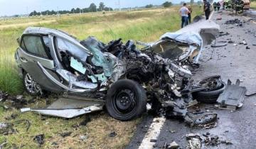 Imagen de Una persona murió tras un tremendo accidente en Trenque Lauquen