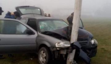 Imagen de Cinco policías heridos tras un accidente en la ruta