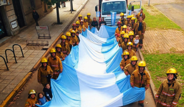 Imagen de Sirenazo de Bomberos Voluntarios de todo el país para reclamar al gobierno nacional por fondos adeudados