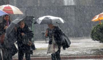 Imagen de Alerta por tormentas fuertes con lluvias intensas y ráfagas en la región