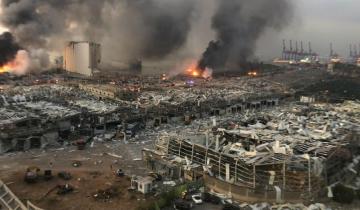 Imagen de Cuál fue la causa de la explosión en un depósito de Beirut donde ya hay 27 muertos y casi tres mil heridos
