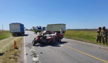 Imagen de Murió un joven al chocar contra un camión en la Ruta 226