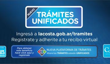 Imagen de La Costa implementó un moderno sistema de Trámites Unificados online